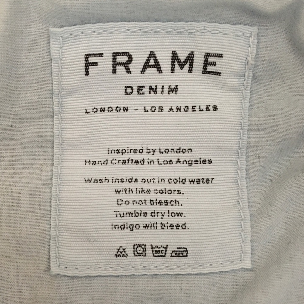 FRAME DENIM Le Crop Flare Button Fly Jeans - Picture 8 of 11
